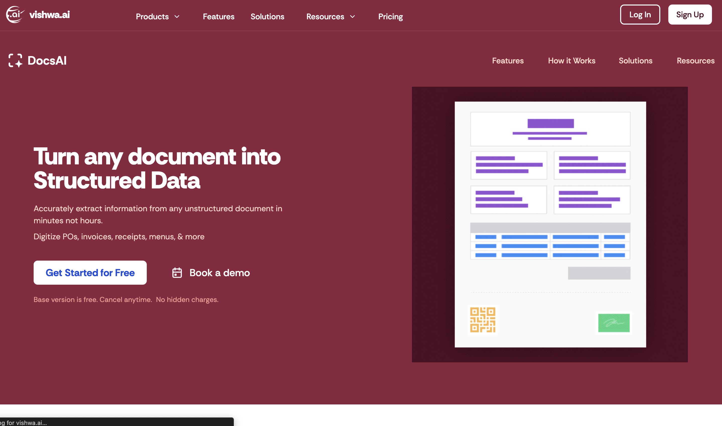 vishwa.ai docs-ai-hero