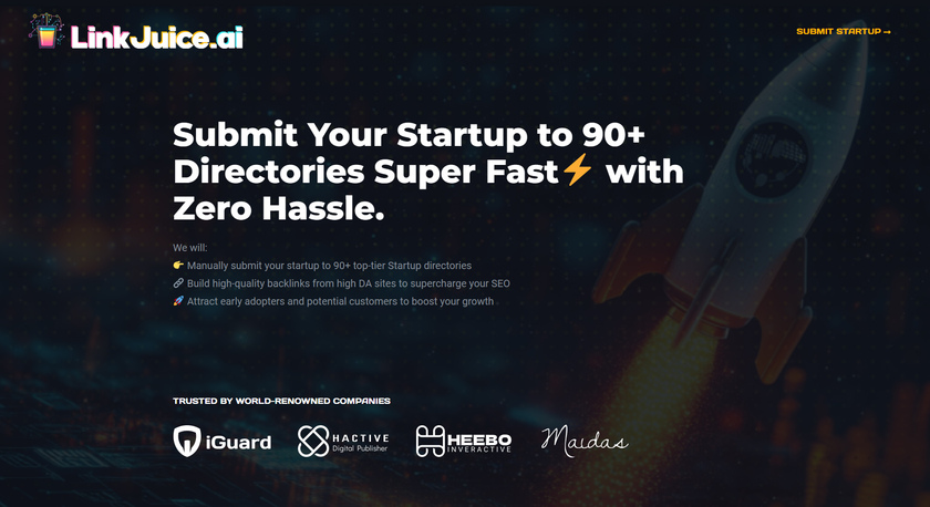 LinkJuice.ai Landing Page