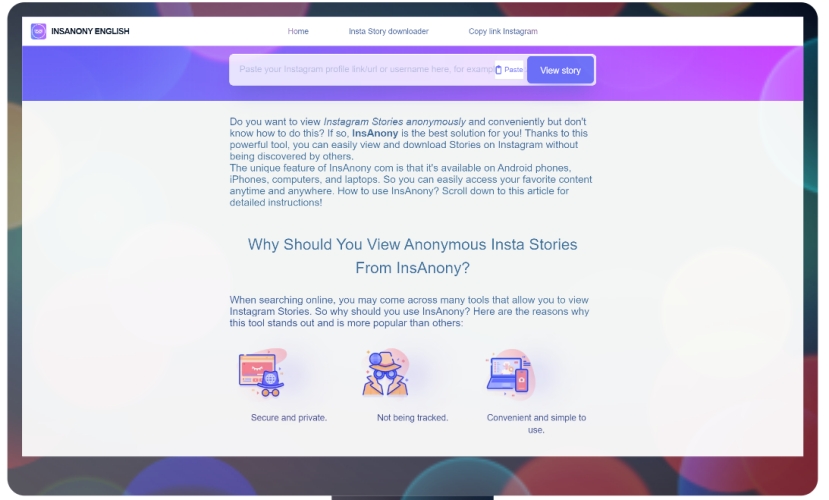 InsAnony App 