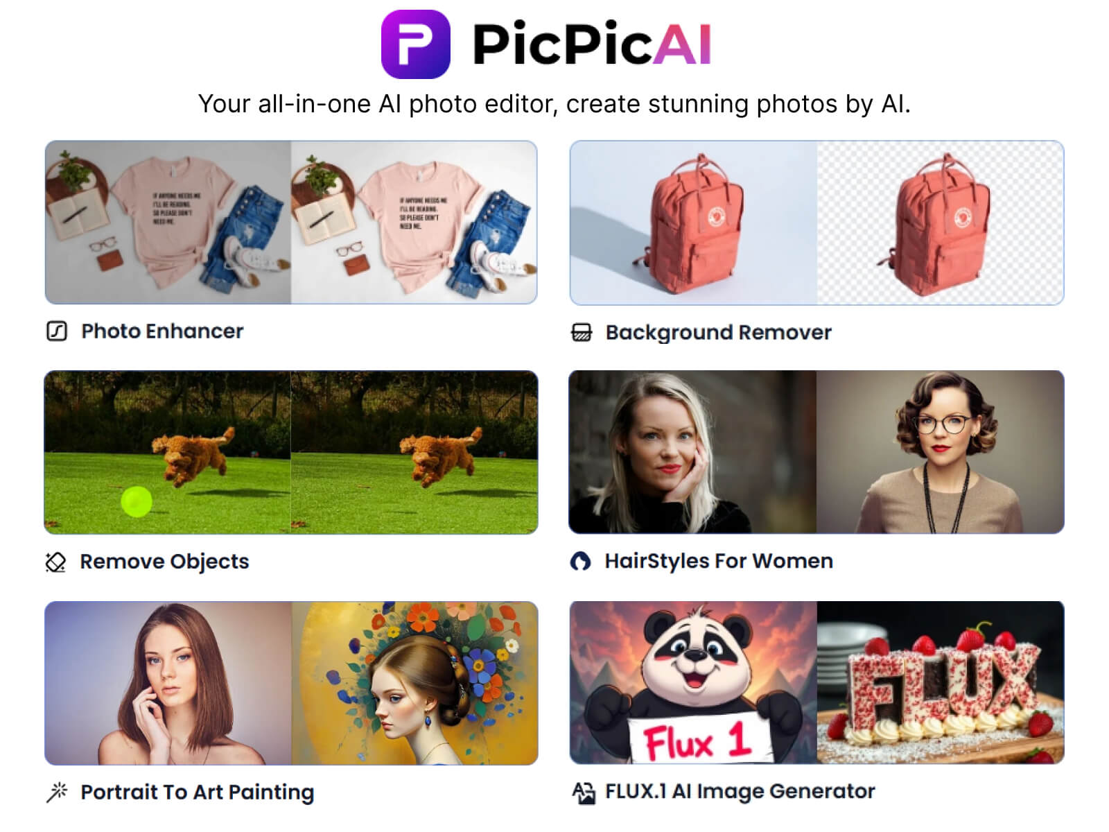 PicPicAI PicPicAi: A Powerful AI Photo Editing Tools