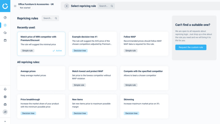 Competera Dynamic Pricing page