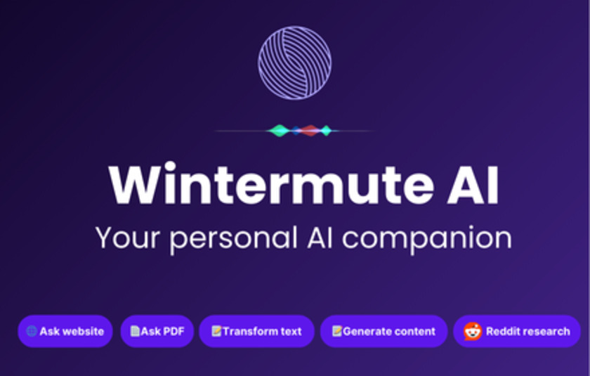 WintermuteAI Landing Page