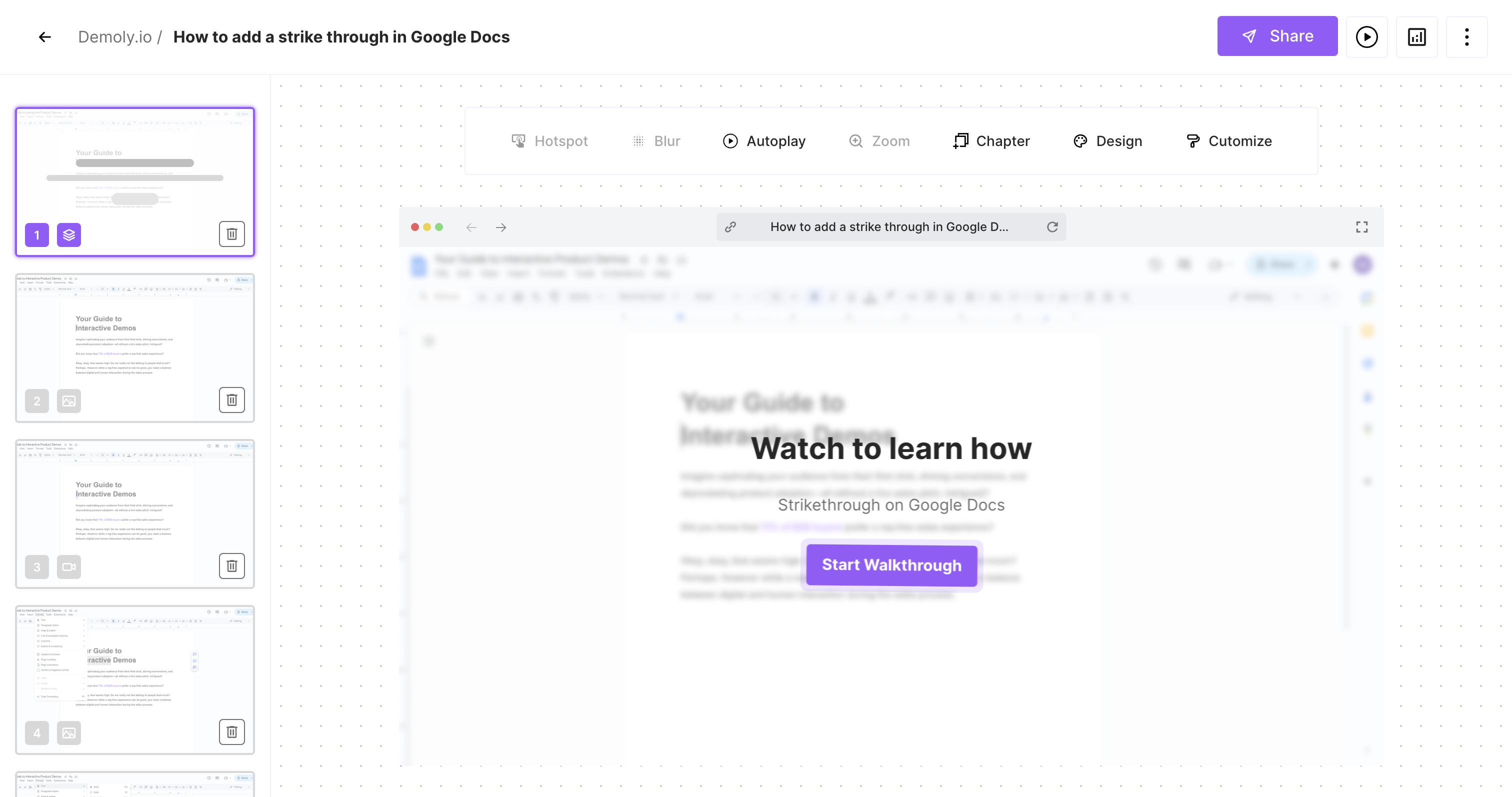 Demoly.io Demoly.io Editor