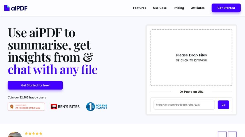 aiPDF Landing Page