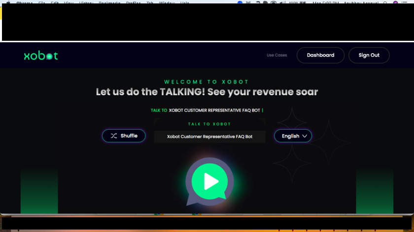 Xobot.co Landing Page