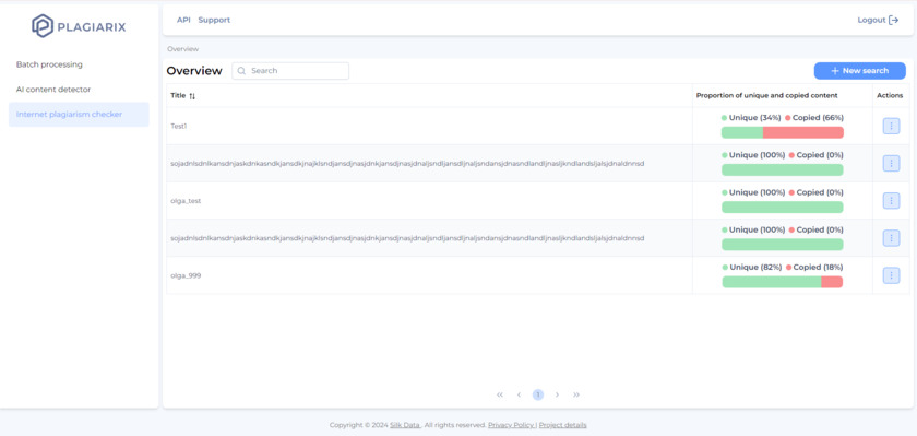 Plagiarix Landing Page
