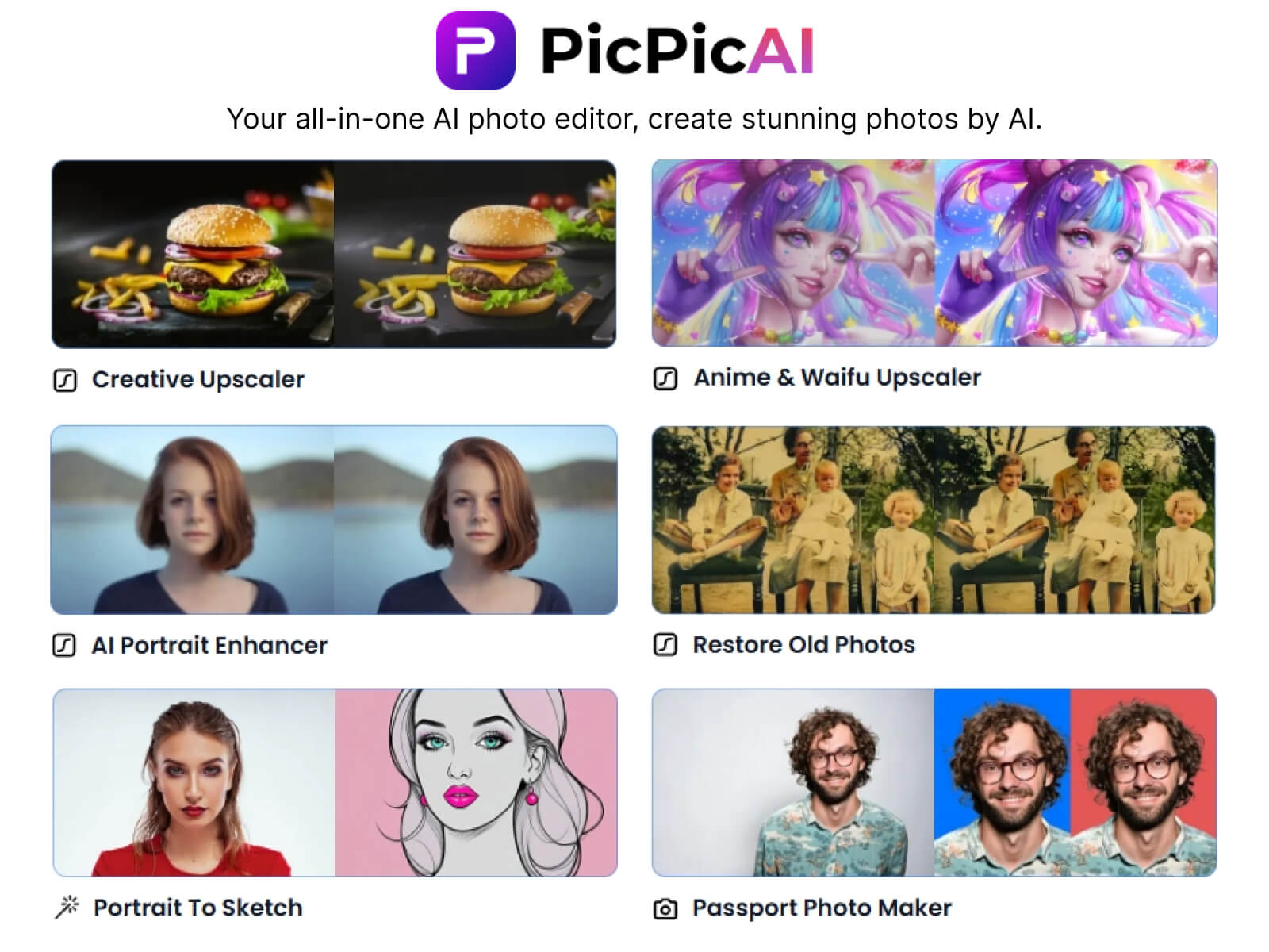 PicPicAI PicPicAi: your all-in-one AI photo editor