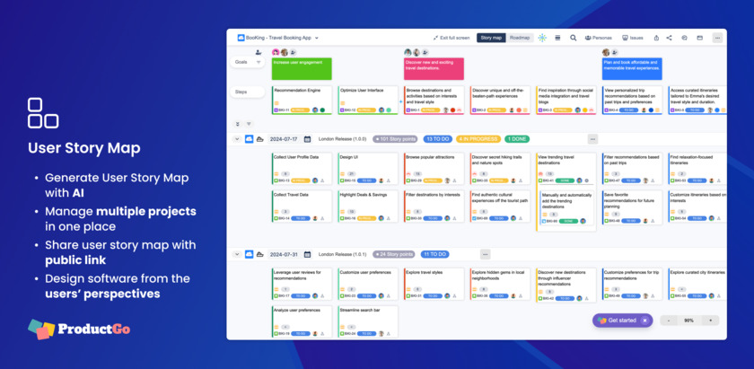 ProductGo for Jira Landing Page