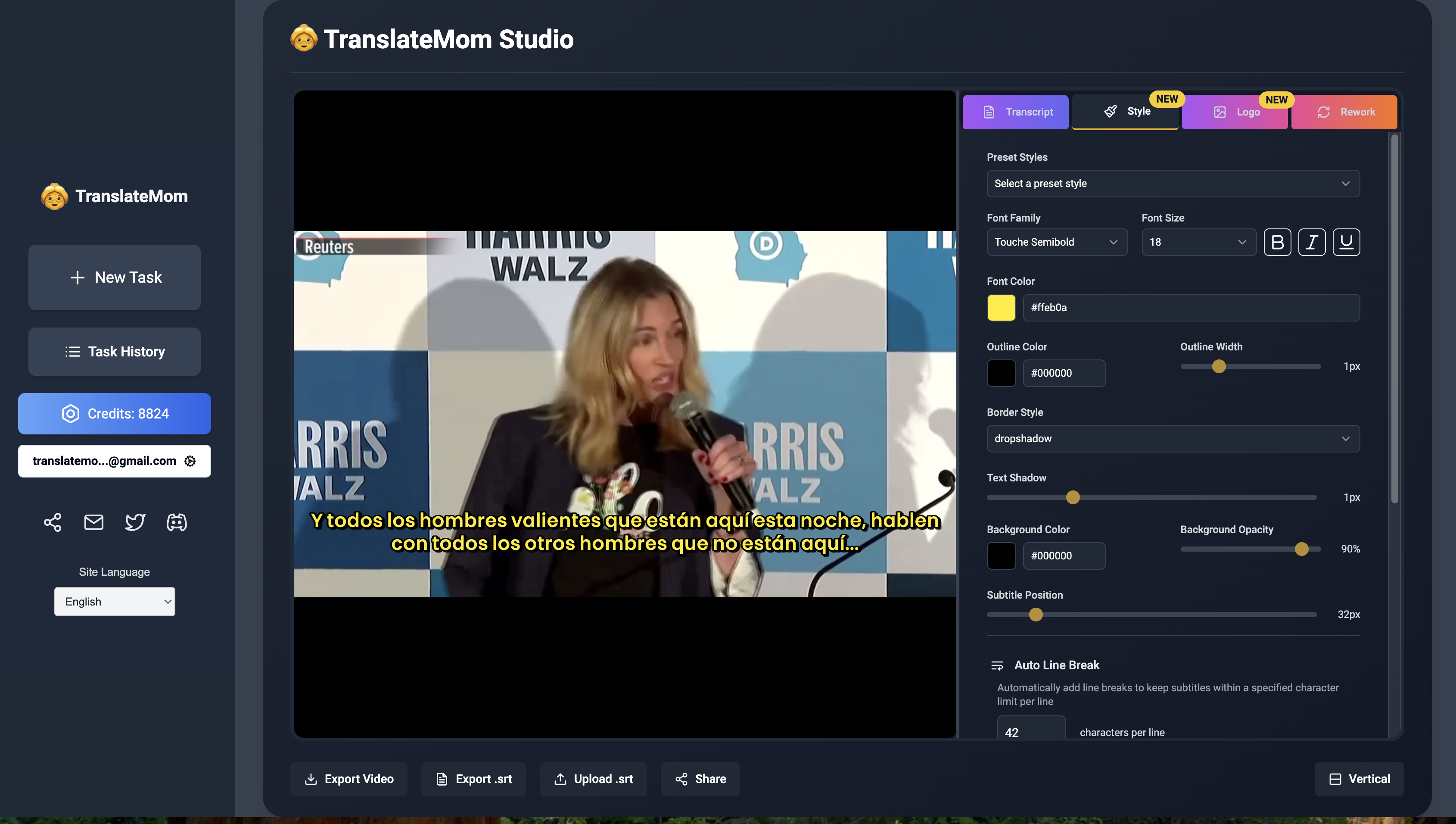 TranslateMom Style
