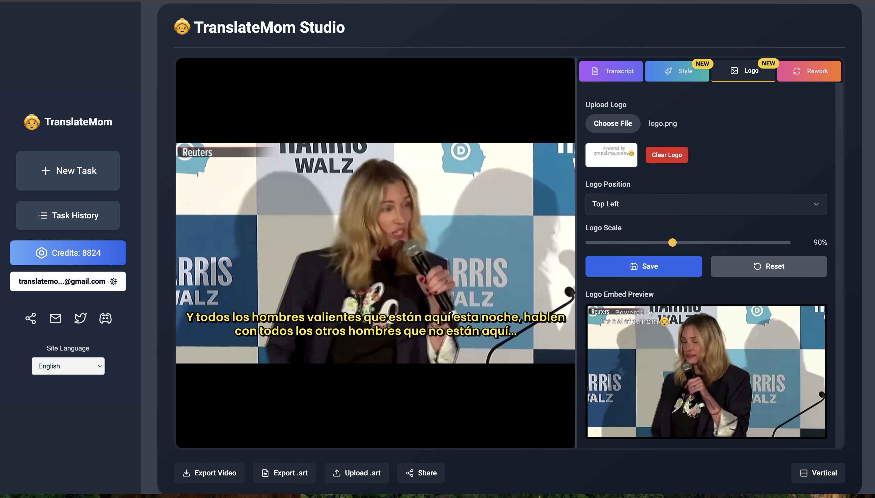 TranslateMom Logo