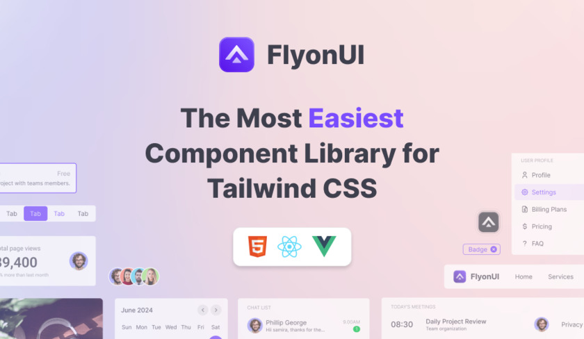 FlyonUI FlyonUI Tailwind CSS Components Library