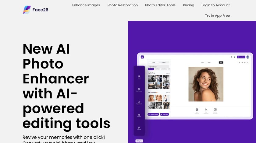 Face26 Landing Page