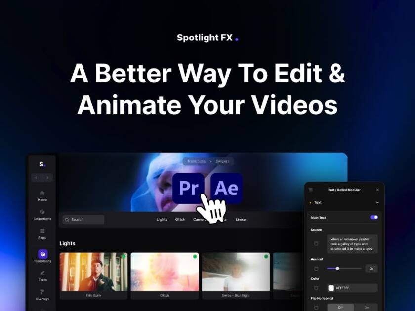 Spotlight FX A Better Way To Edit & Animate Videos