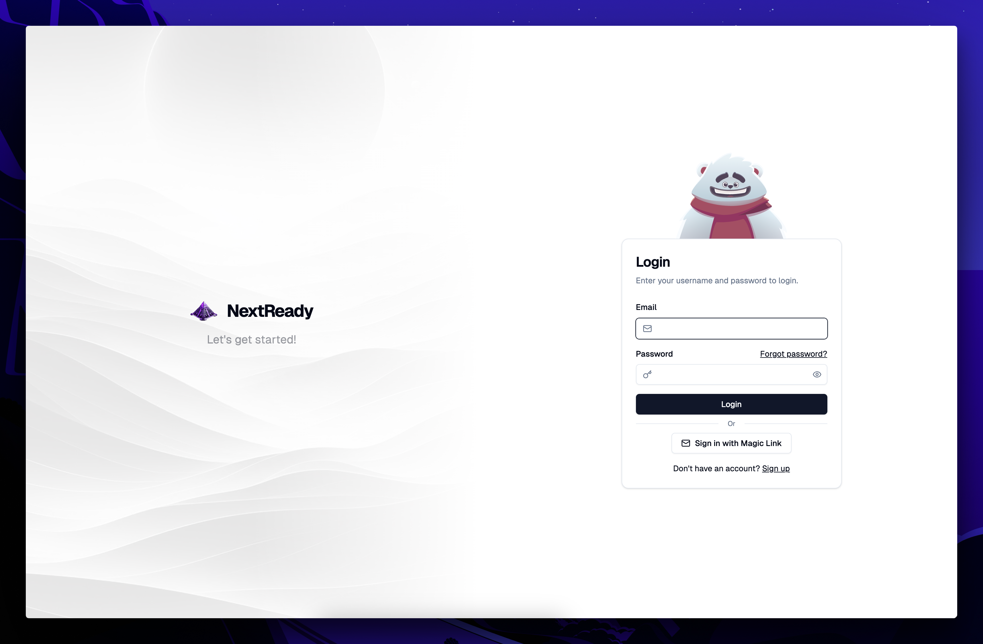 NextReady Self-managed Auth
