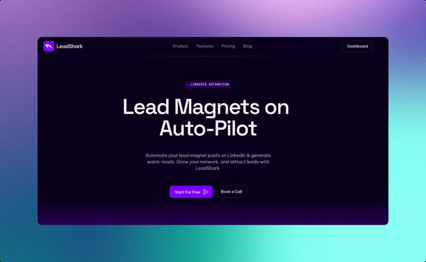 LeadShark.io Landing Page