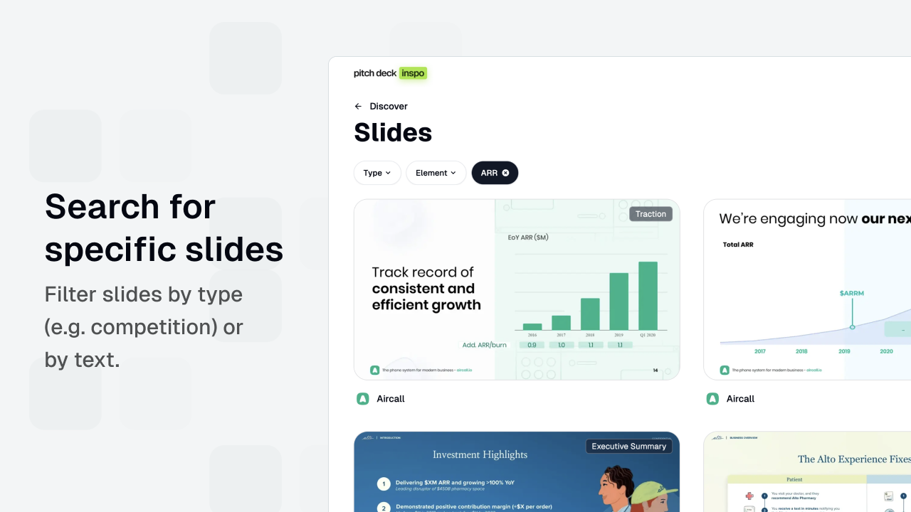 Pitch Deck Inspo Powerful Search