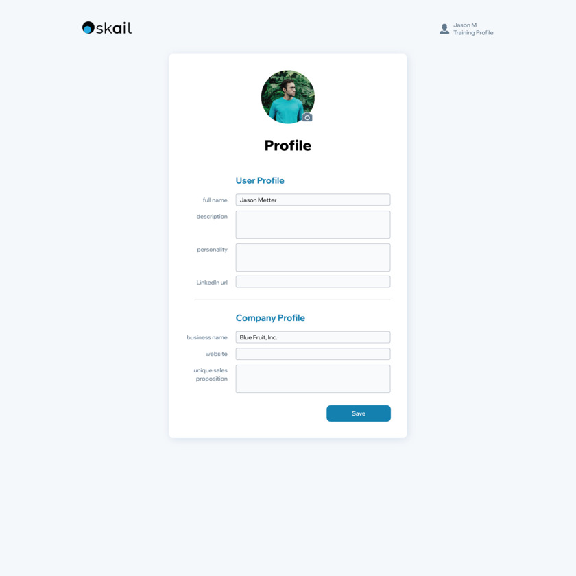 Skail.ai Landing Page