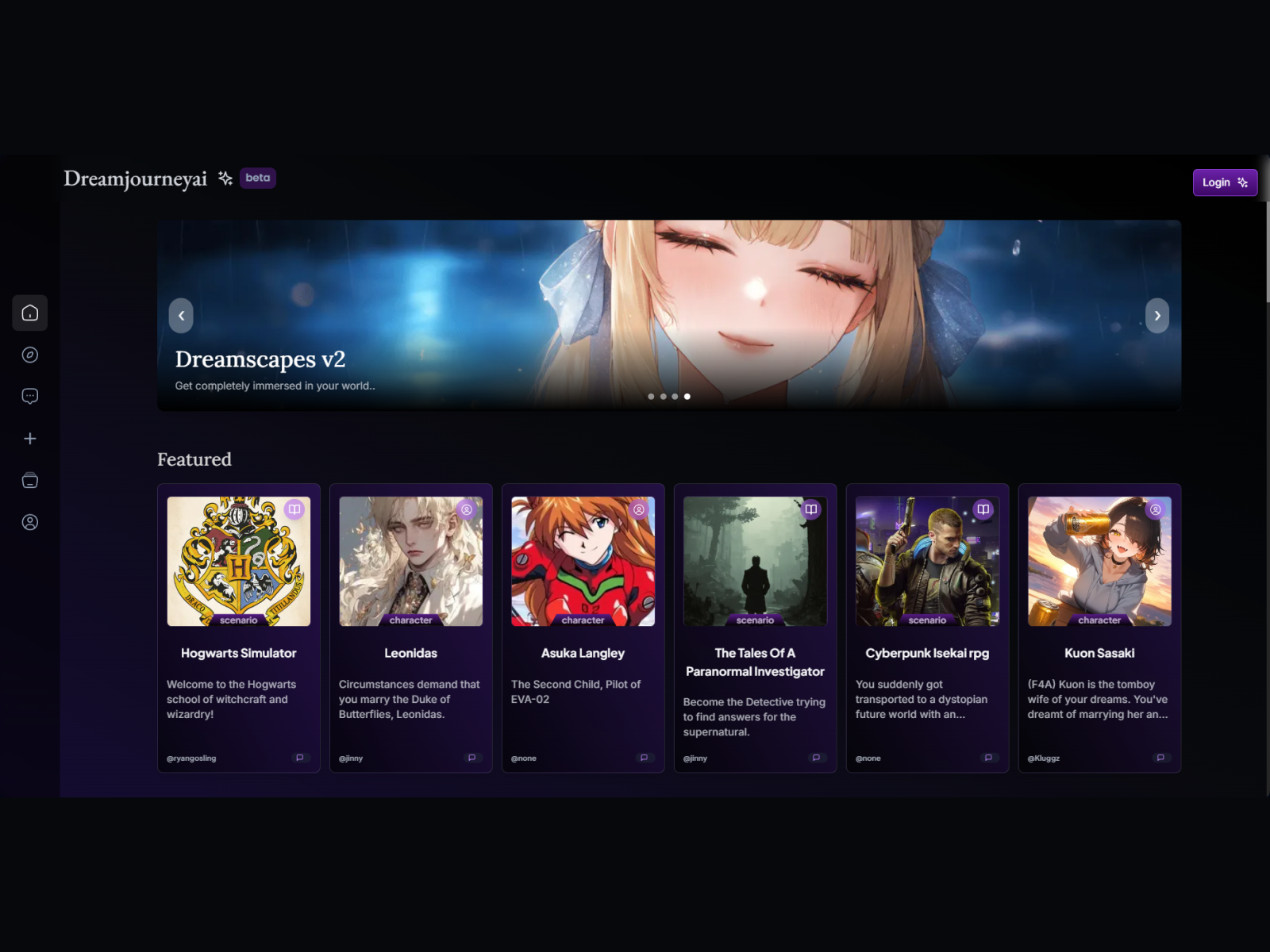 DreamjourneyAI DreamjourneyAI Demo