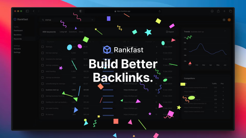 Rankfast App Landing Page