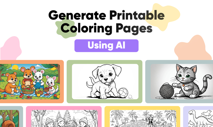 AiColoring.art Landing Page