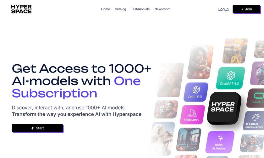 Hyperspace.ai Landing Page