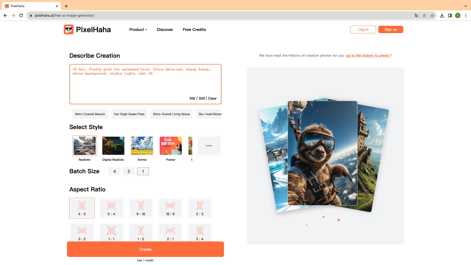PixelHaha.ai AI Image Generator