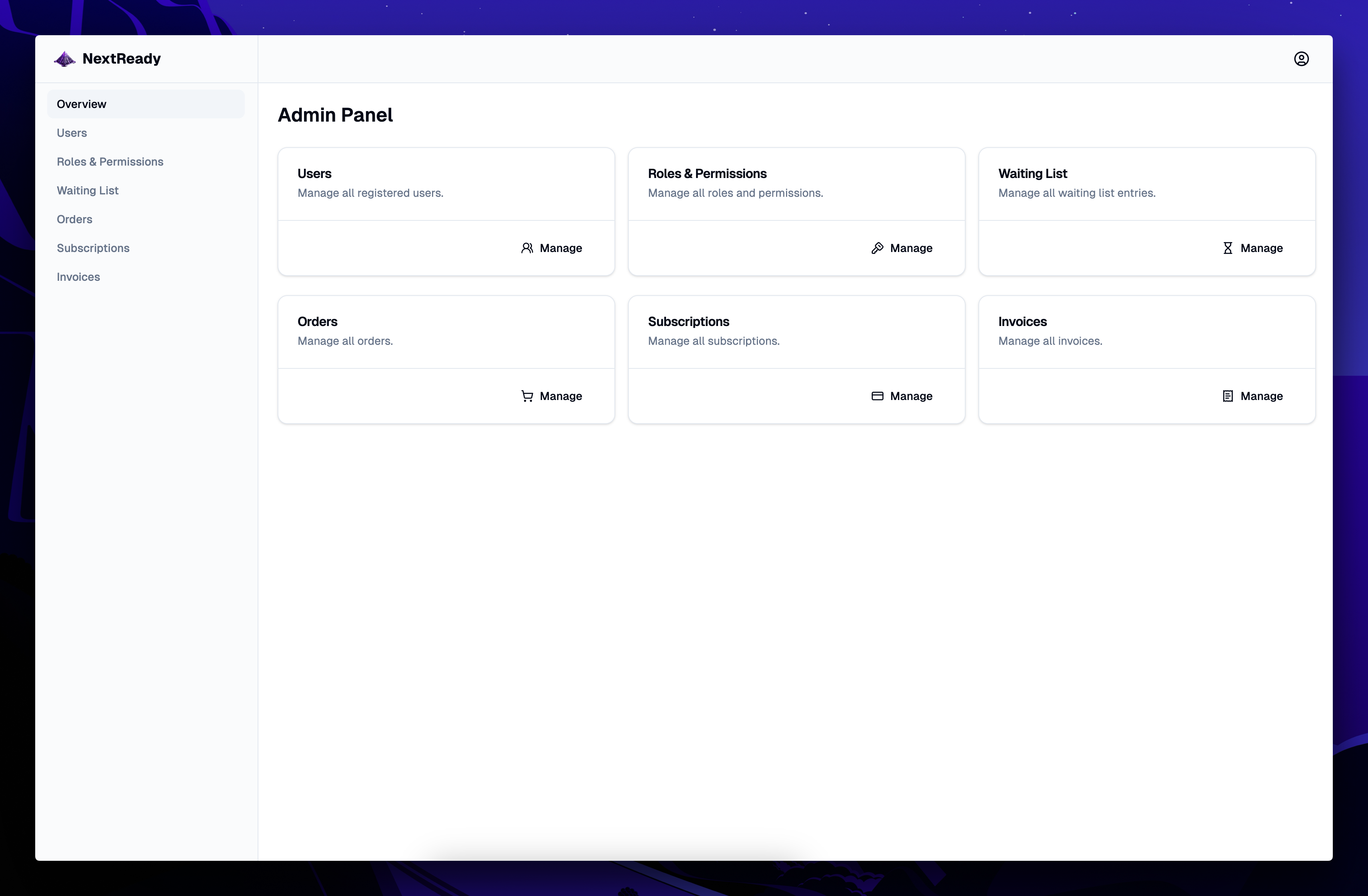 NextReady Admin Panel