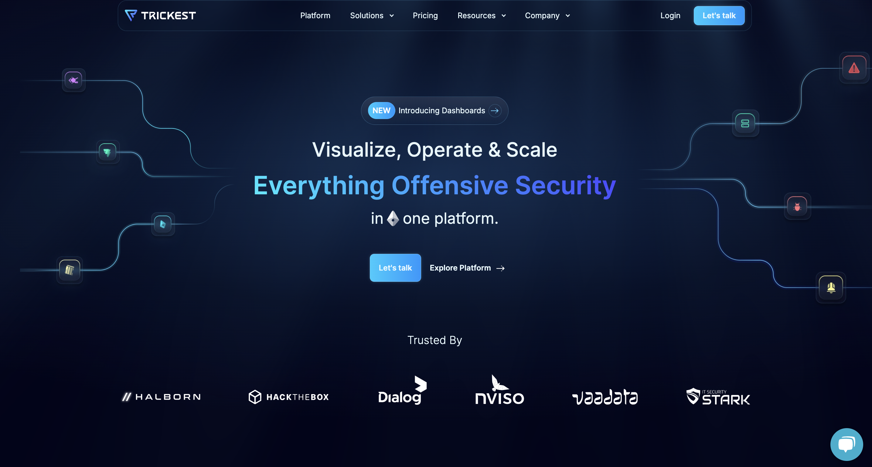 Trickest Homepage