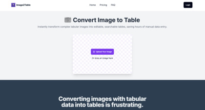 Image2Table.co image