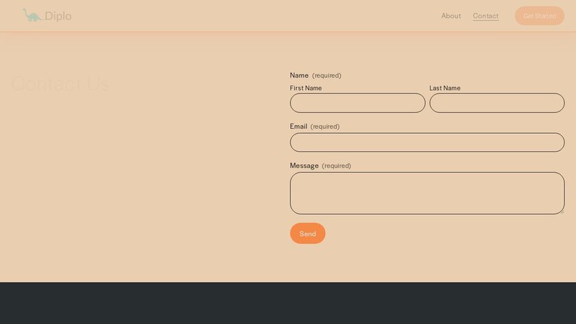 Diplo Landing Page
