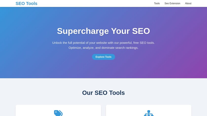 SeoToolbox Landing Page