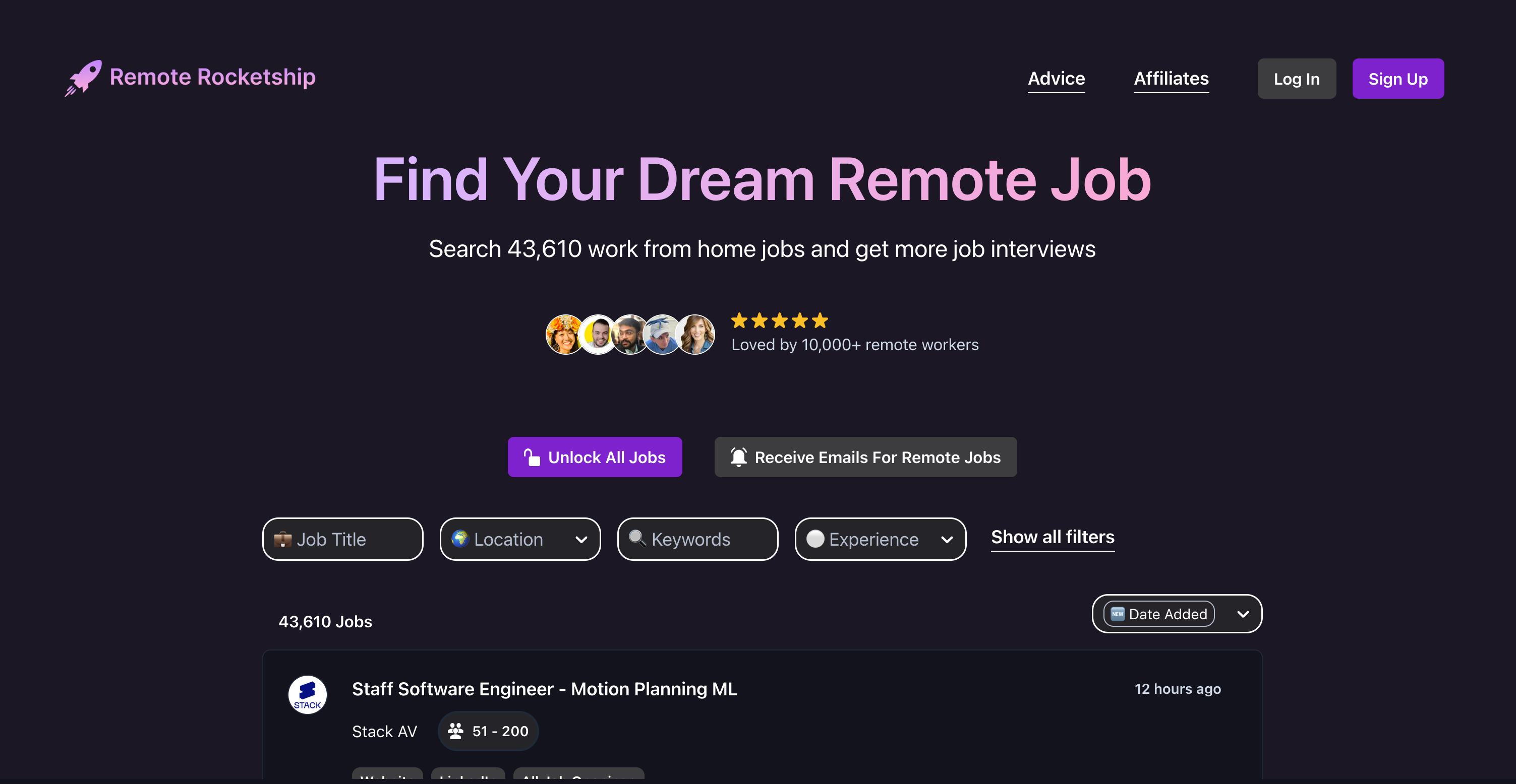 Remote Rocketship 