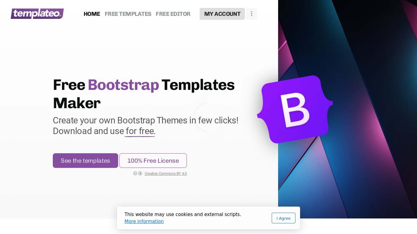 Templateo Landing page