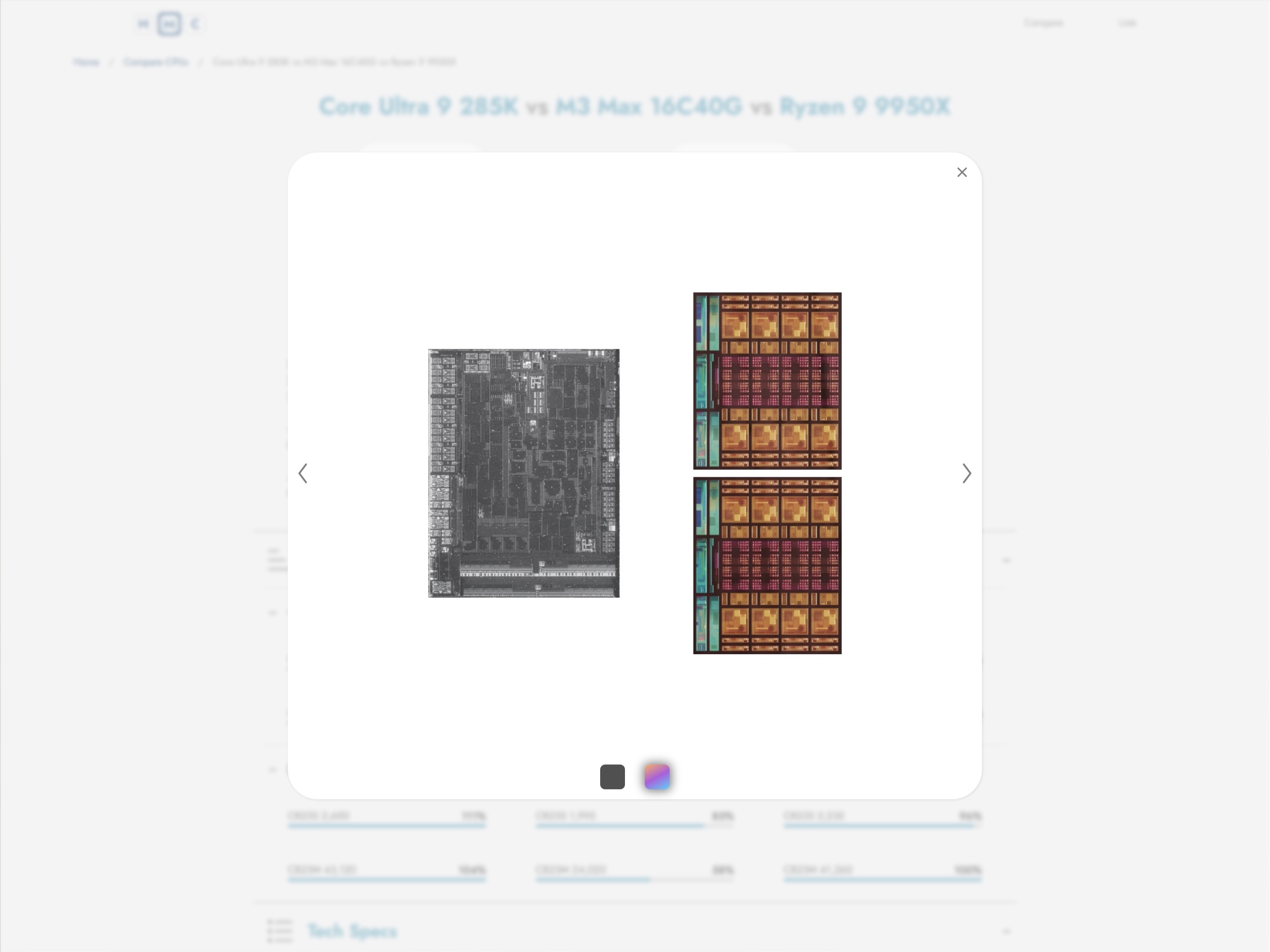 HMC Tech View CPU die shots