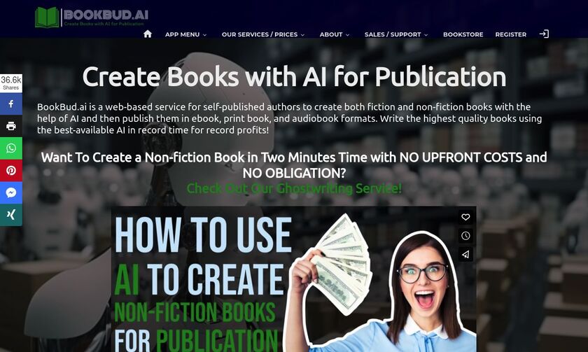 BookBud.ai Landing Page