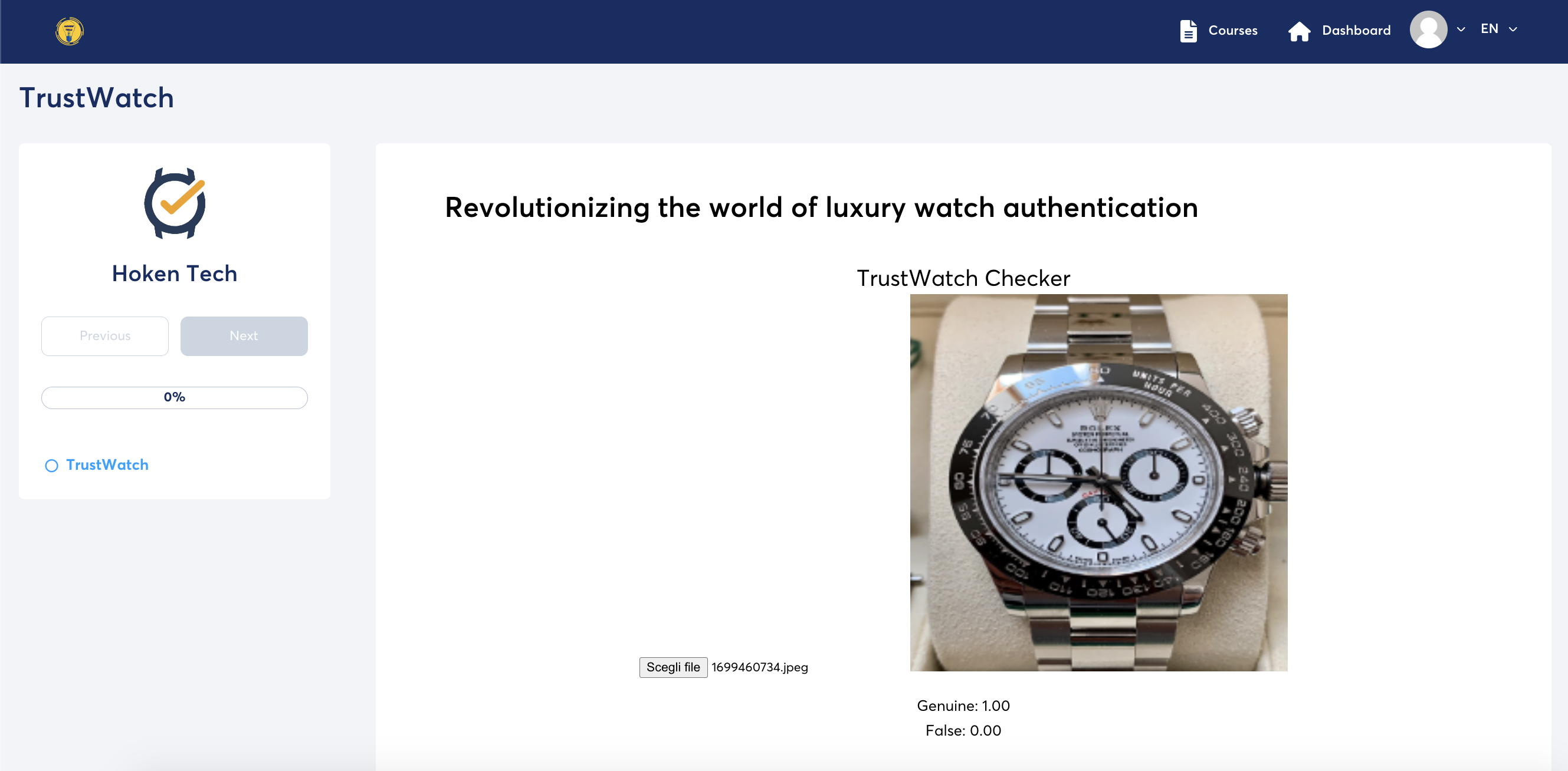 TrustWatch TrustWatch - Desktop rolex daytona