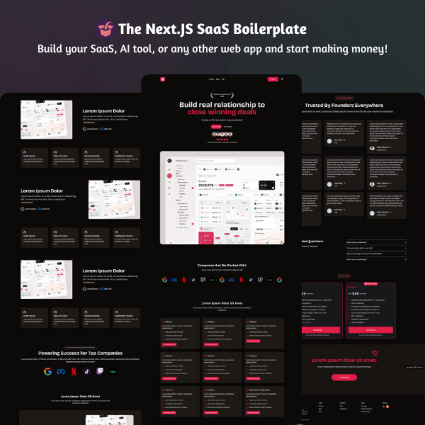 SaaSPack App SaaSPack - The Ultimate Next.js Boilerpate