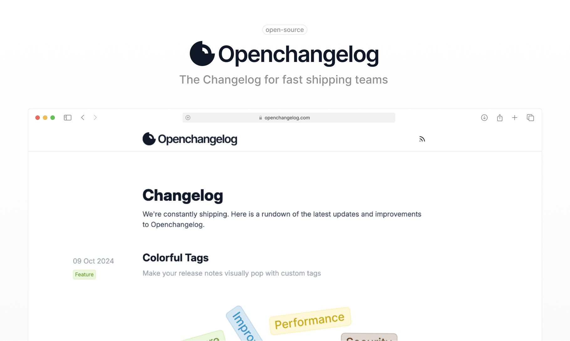 Openchangelog 