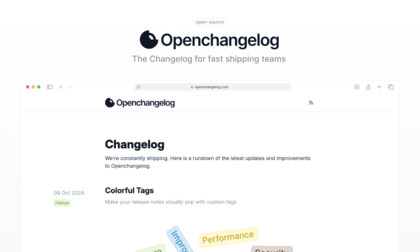 Openchangelog image