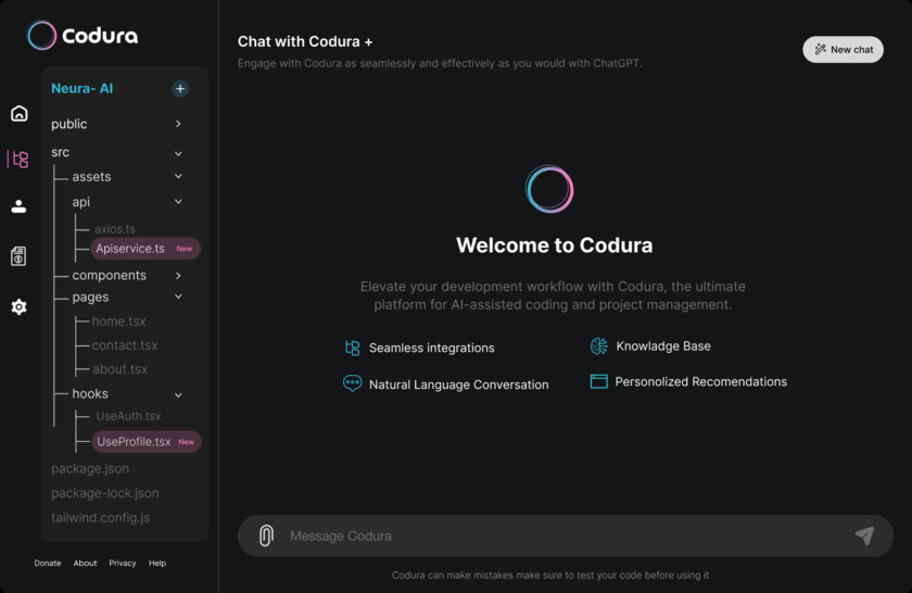 Codura.cc Landing Page