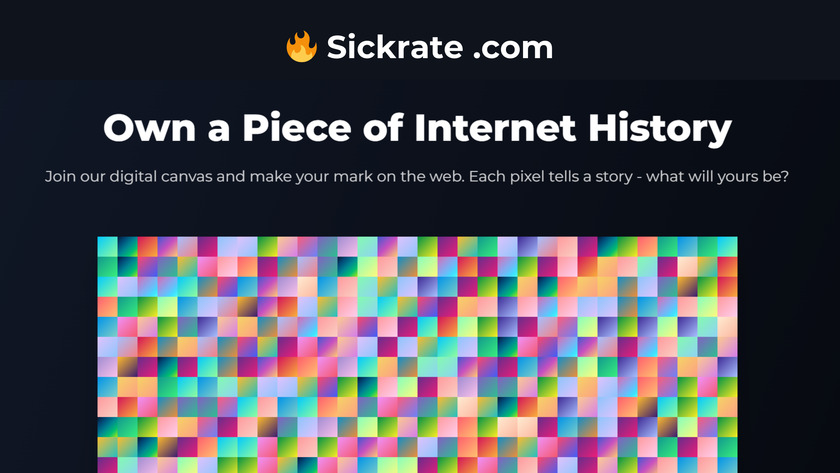 Sickrate Landing Page Sickrate Landing Page