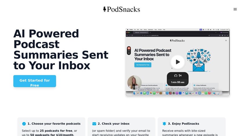 PodSnacks Landing Page