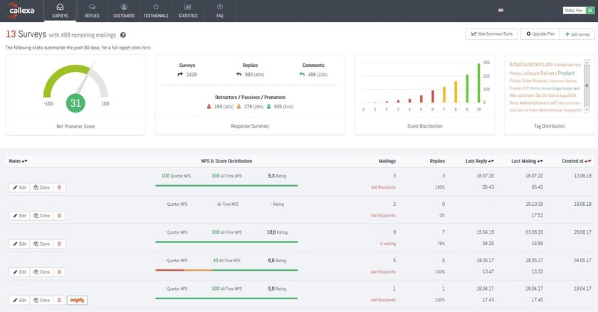 Callexa Landing Page