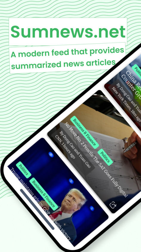 Sumnews Landing Page