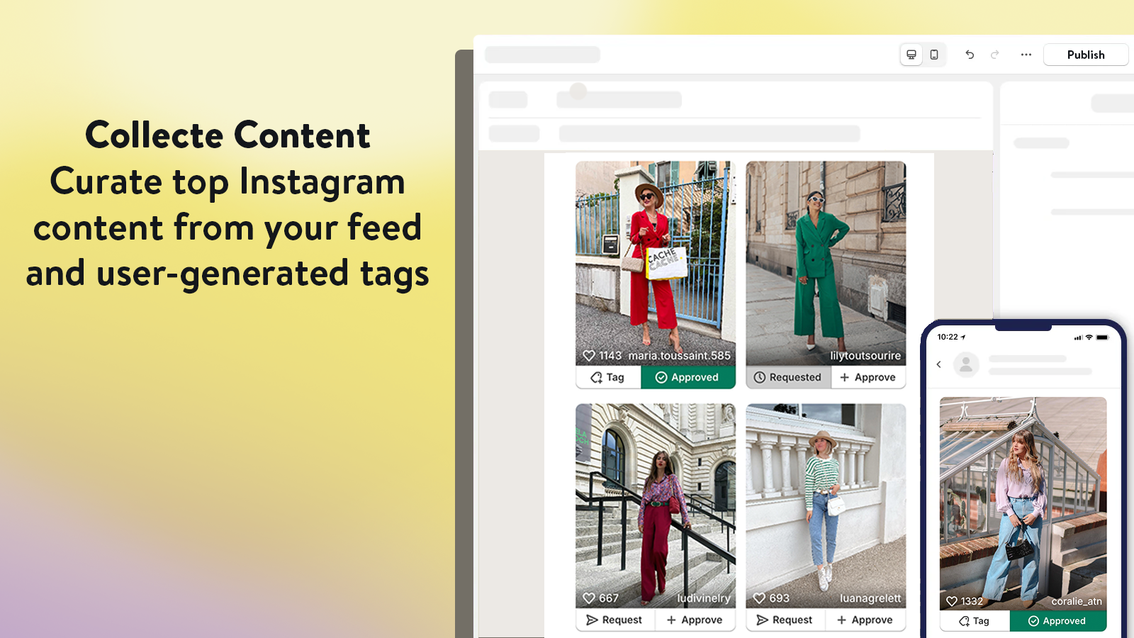 Getclother User Generated Content Collect content