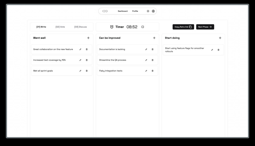 Retroloop.io Landing Page