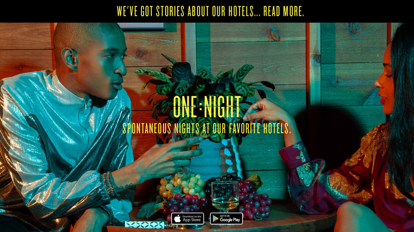ONE:NIGHT Landing Page