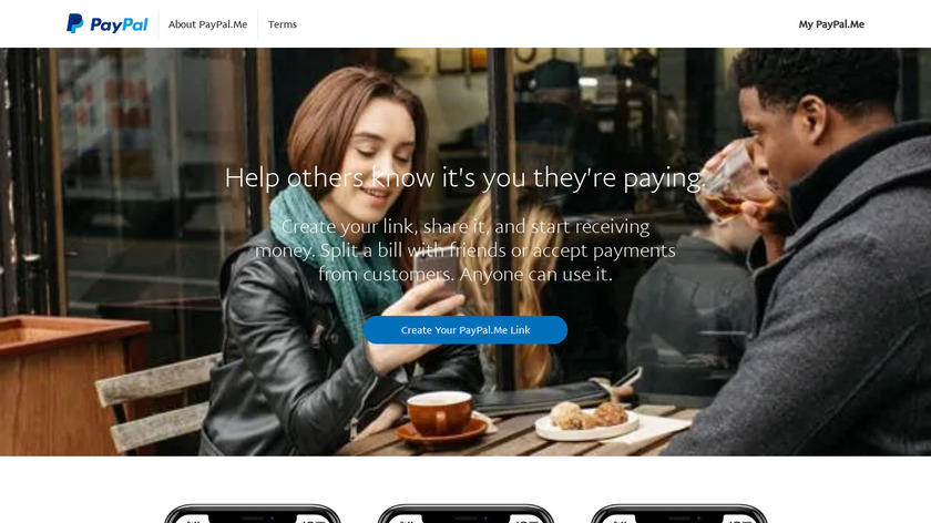 PayPal.Me Landing Page