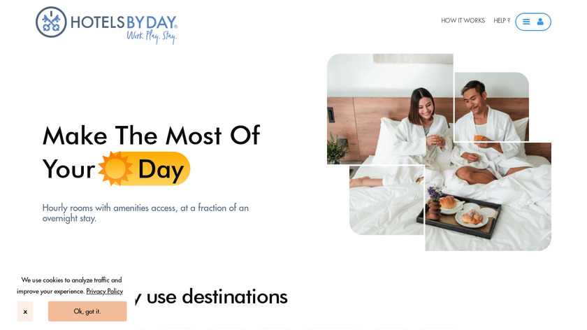 Hotels By Day Landing Page