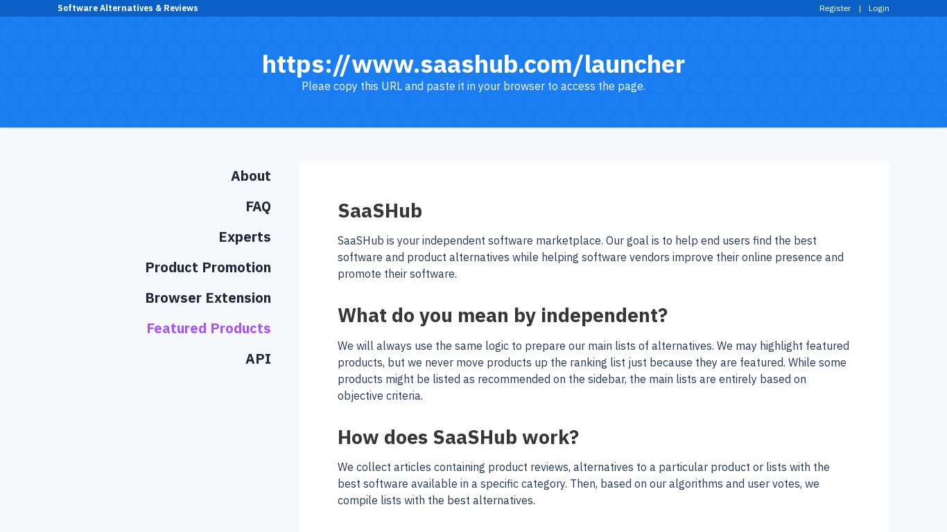 ADW.Launcher Landing page